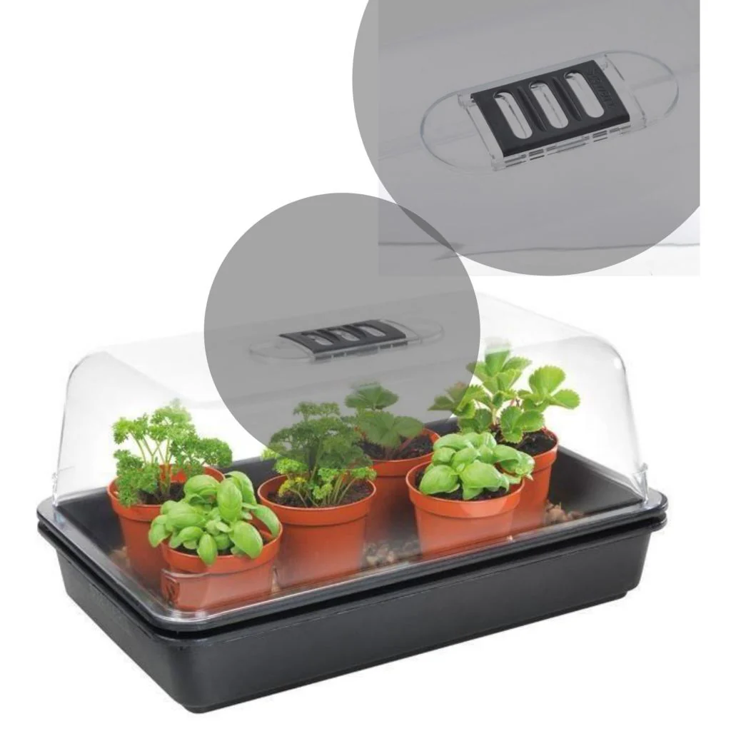 Kit Cultivo Iniciación y crecimiento Jardinería. Macetas y herramientas para cultivo. Germinación y crecimiento - Imagen 3