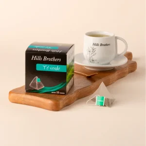 Pirámide Hills Brothers té verde 15 uds