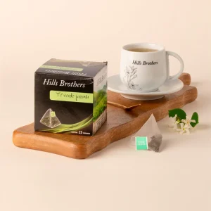 Pirámide hills brothers té verde jazmin 15 uds